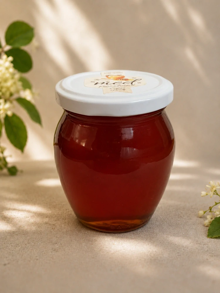 Květový med 250 g tmavý